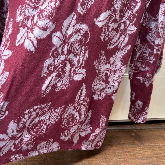 Free People Floral Sweater Dress Size M - Picture 2 of 7